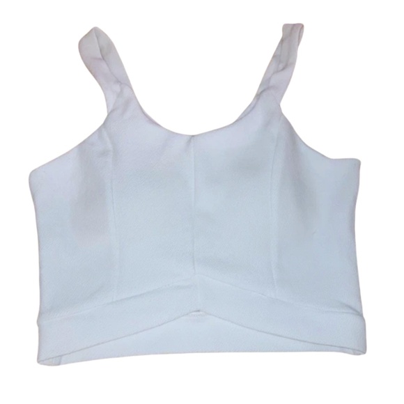 M | White Crop Top - Picture 1 of 3